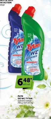 Płyn do WC Tytan Bakteriobójczy zielony promocja w ABC
