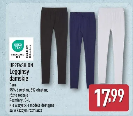 Legginsy damskie promocja w Aldi