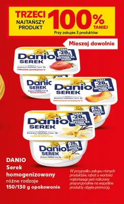 Serek homogenizowany Danio truskawkowy promocja w Kaufland