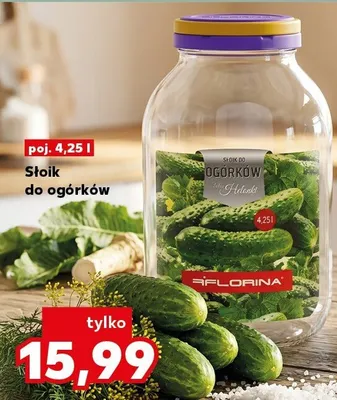 Słoik do ogórków Florina 4,25l promocja w Kaufland