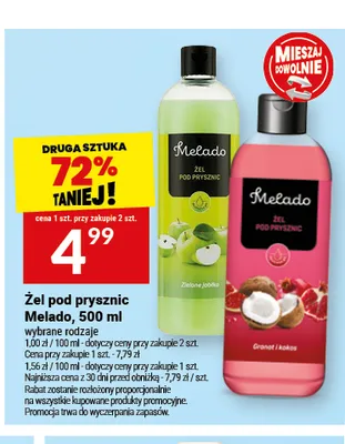 Żel pod prysznic Melado Zielone Jabłko promocja w Twój Market