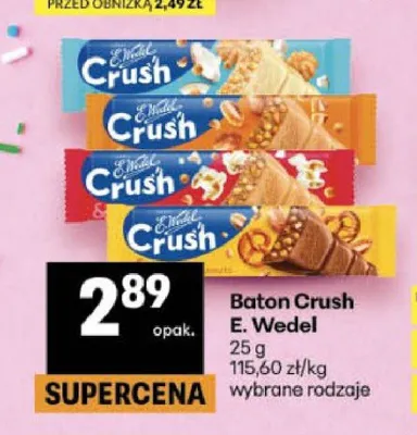 Baton Crush E. Wedel promocja w Delikatesy Centrum