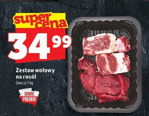 Zestaw wołowy na rosół promocja w TOPAZ