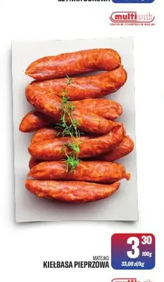 Kiełbasa pieprzowa Matejko promocja w Tomi Markt