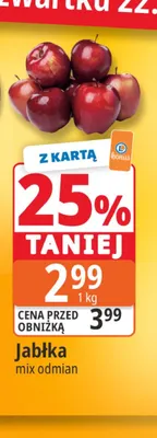 Jabłka promocja w Leclerc