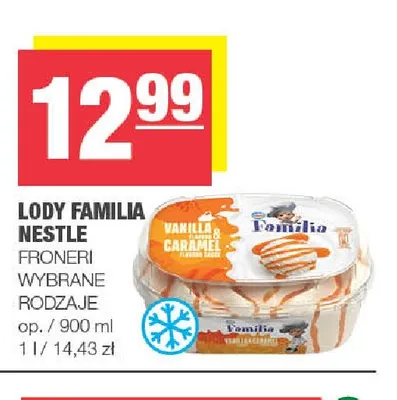 Lody Familia Nestle promocja w SPAR