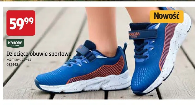 Dziecięce obuwie sportowe Kayoba Outdoor niebieskie promocja w Jula