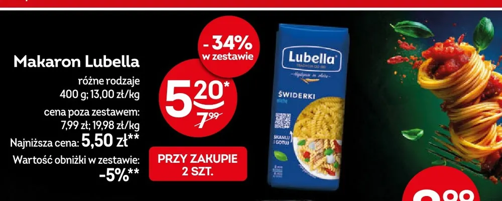 Makaron Lubella promocja w Żabka