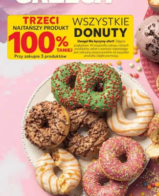 Donuty wszystkie rodzaje promocja w Kaufland