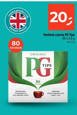 Herbata czarna PG Tips promocja w Dealz