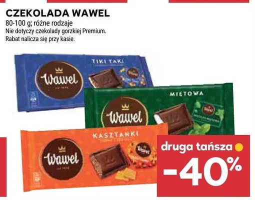 Czekolada Wawel promocja w Stokrotka