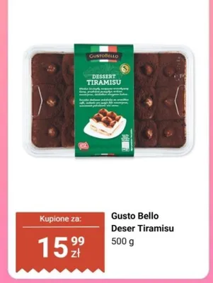 Deser Tiramisu promocja w Biedronka
