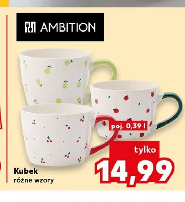 Kubek Ambition 0,39 l promocja w Kaufland