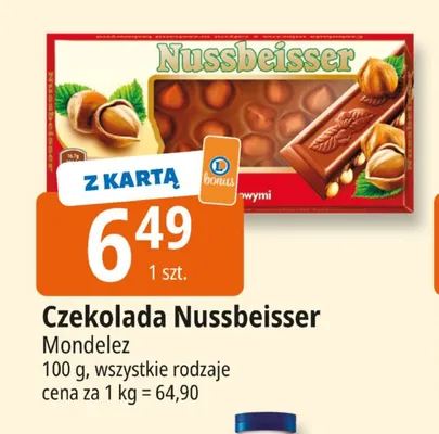 Czekolada Nussbeisser promocja w Leclerc