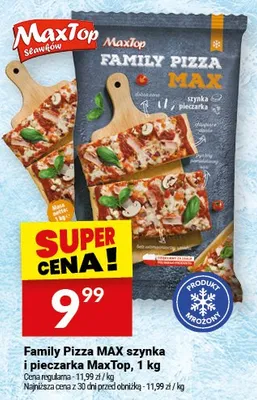 Family Pizza MAX szynka i pieczearka promocja w Twój Market