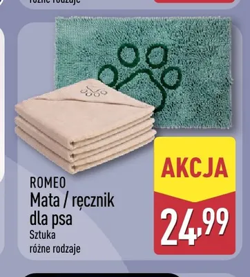 Ręcznik dla psa Romeo promocja w Aldi