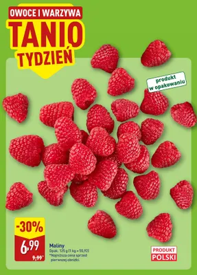 Maliny promocja w Aldi