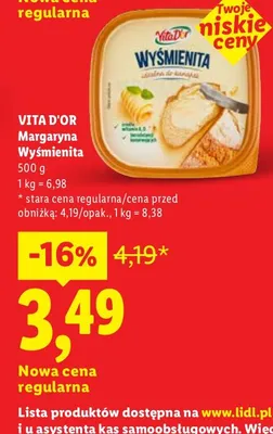Margaryna Wyśmienita promocja w Lidl