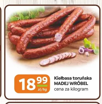Kiełbasa głogowska Madej & wróbel promocja w Gama