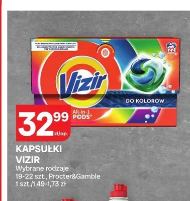 Kapsułki Vizir All-in-1 PODS promocja w Chorten