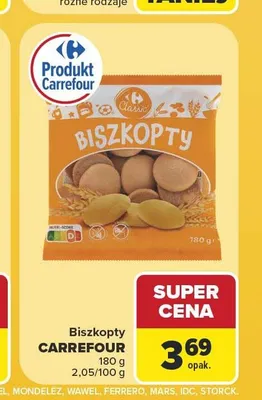 Biszkopty Carrefour promocja w Carrefour Market