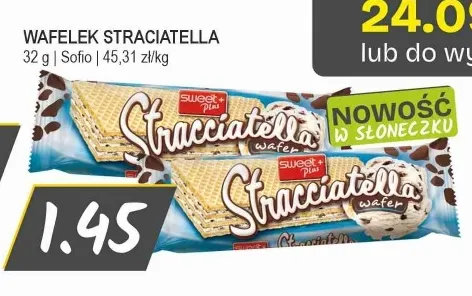 Wafelek Straciatella Sofio promocja w Słoneczko