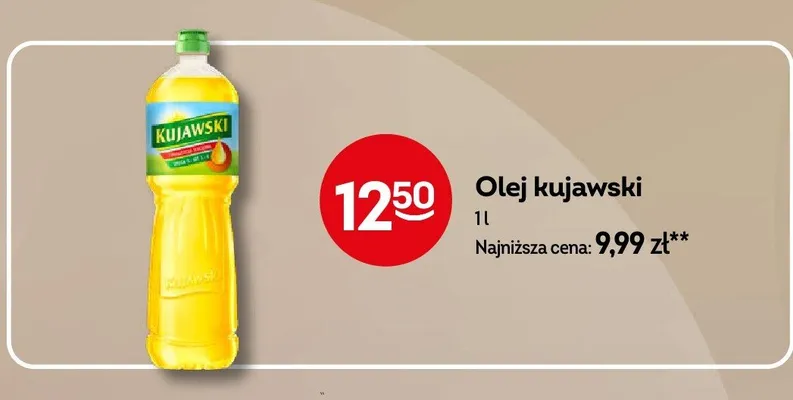 Olej kujawski promocja w Żabka