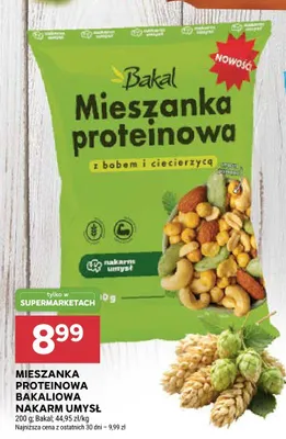Mieszanka proteinowa bakaliowa Bakal Nakarm Umysł promocja w Stokrotka