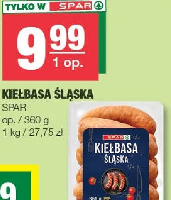 Kiełbasa śląska promocja w SPAR