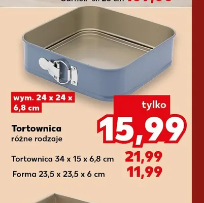 Tortownica 34x15x6,8 cm promocja w Kaufland