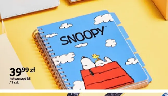 Kołozeszyt B5 Snoopy promocja w Empik