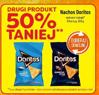 Nachos Doritos różne rodzaje promocja w POLOmarket