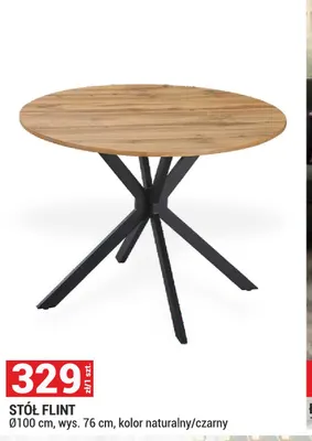 Stół Flint promocja w Merkury Market
