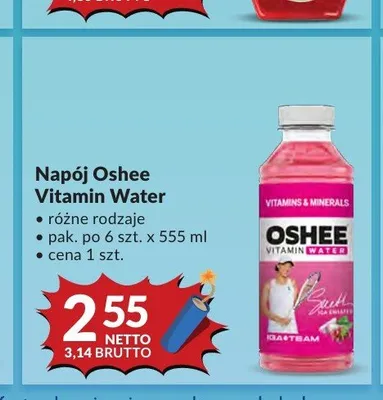 Napój Oshee Vitamin Water promocja w Makro