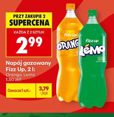 Napój gazowany Fizz Up Orange promocja w Biedronka