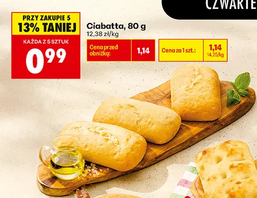 Ciabatta promocja w Biedronka