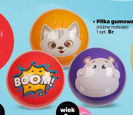 Piłka gumowa promocja w Netto