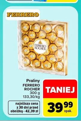 Praliny Ferrero Rocher promocja w Carrefour