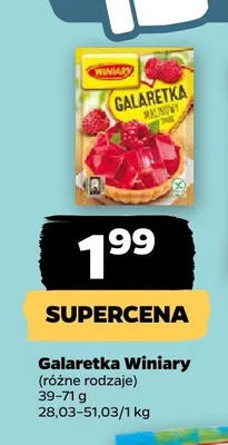 Galaretka Winiary promocja w Netto