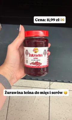 Żurawina leśna do mięs i serów GórWit promocja w Biedronka