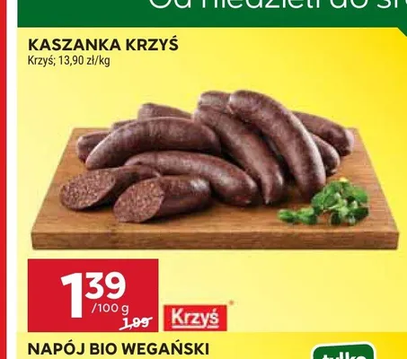 Kaszanka Krzyś promocja w Stokrotka