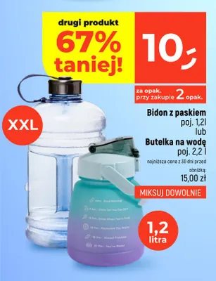 Bidon z paskiem promocja w Dealz