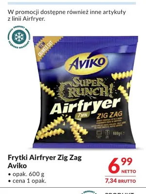 Frytki Airfryer Zig Zag Aviko promocja w Makro