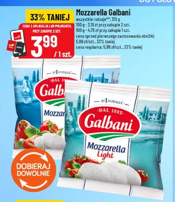 Mozzarella Galbani promocja w POLOmarket