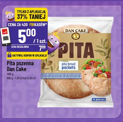 Pita pszenna Dan Cake promocja w POLOmarket