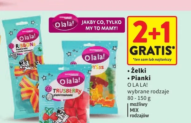Żelki O LA LA! Ysss promocja w Intermarche