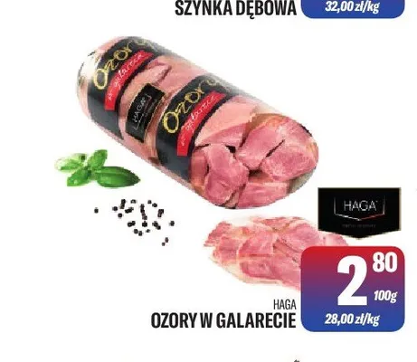 Ozory w galarecie Haga promocja w Tomi Markt