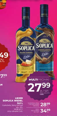 Likier Soplica Wedel Czekolada promocja w Duży Ben