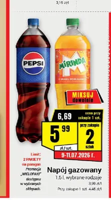 Napój gazowany Mirinda promocja w Premium Nasz Sklep