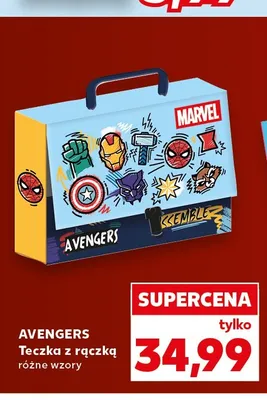 Teczka z rączką Avengers promocja w Kaufland